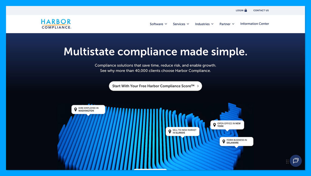 Harbor Compliance homepage