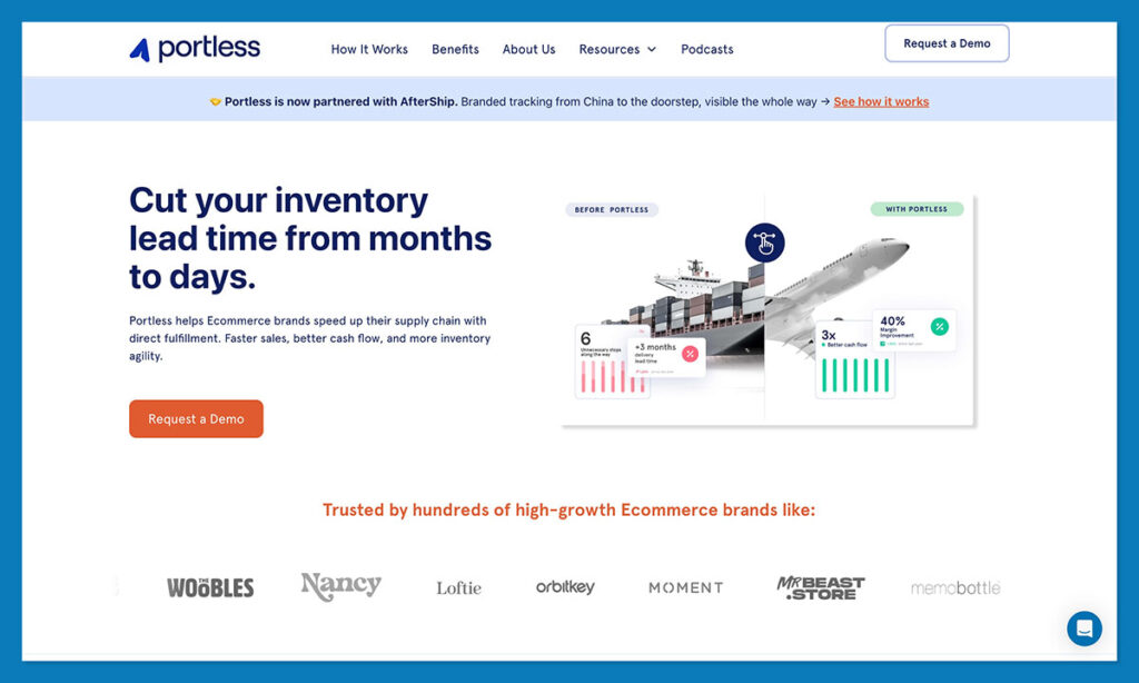 Portless homepage