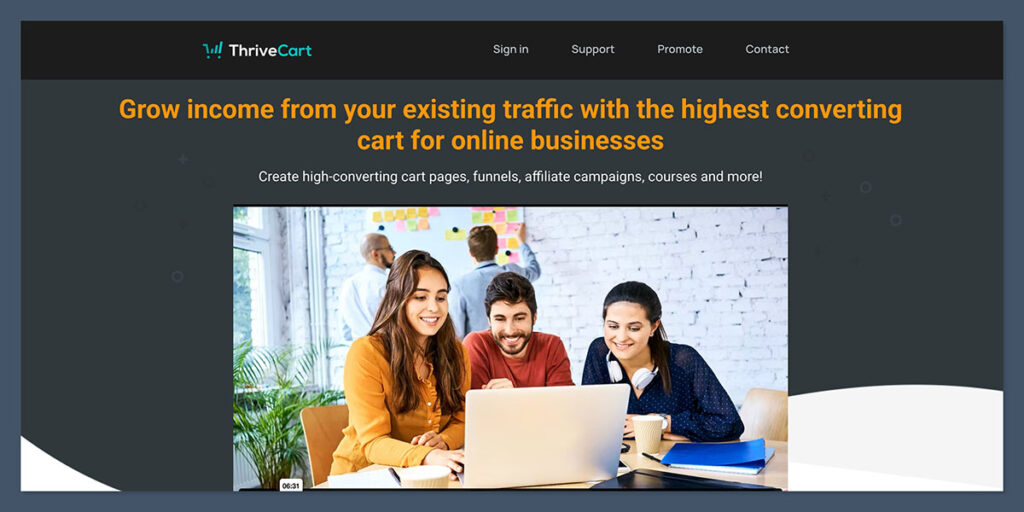 ThriveCart-Homepage