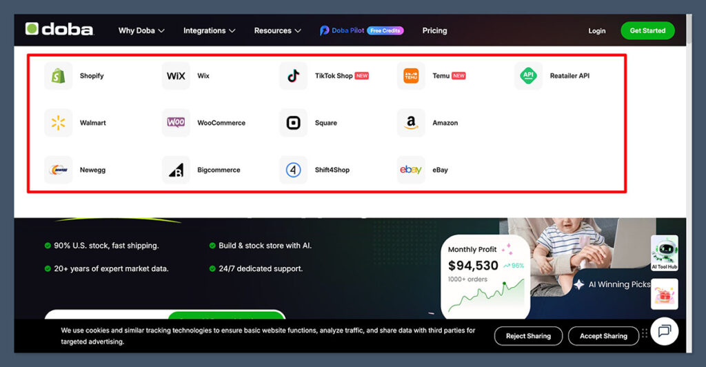 Doba Integrations