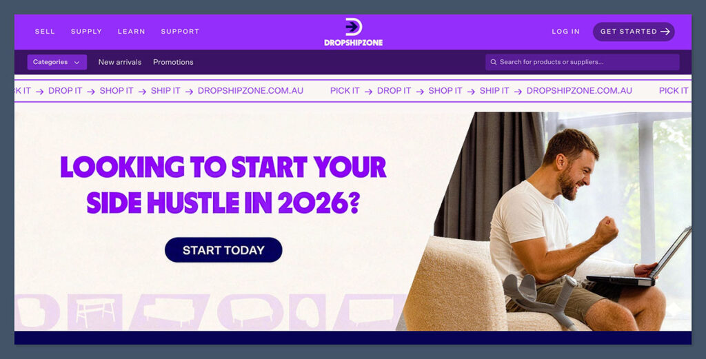 Dropshipzone Homepage