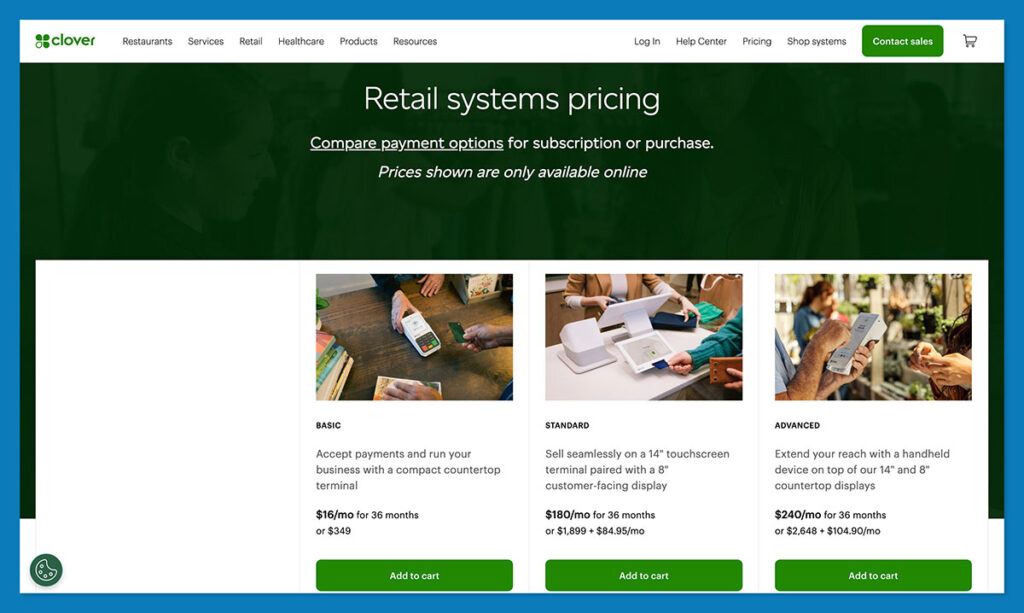 square pos retail pricing